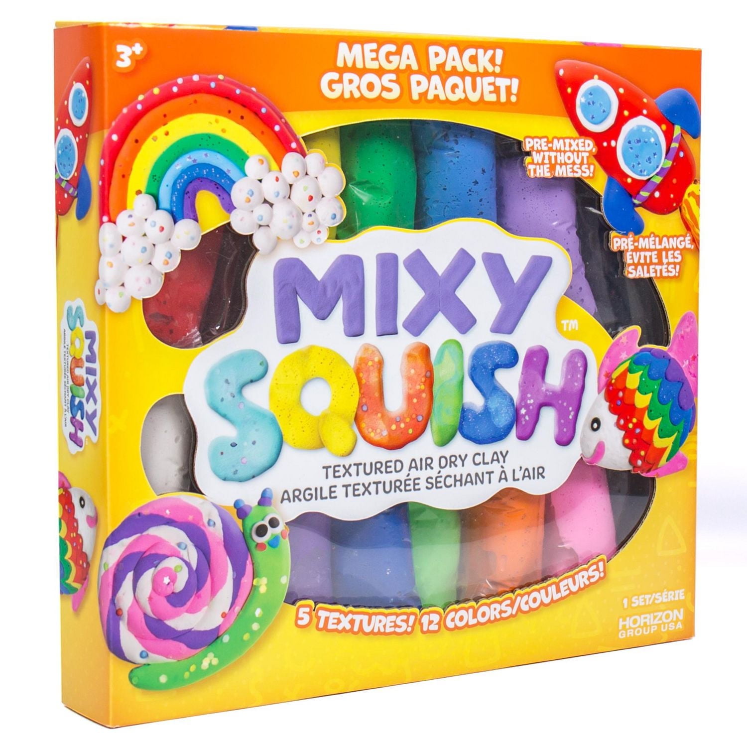 Mixy Squish™ Air Dry Clay Mega Pack, Ages 6 years and up