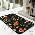 thumbnail image 2 of Whimsical Mushroom Coffee Mat 2pcs - Vintage Gothic Design with 4-Layer Absorption for Espresso Machines, 2 of 5