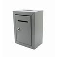 thumbnail image 2 of Classic Metal Box,Donation Box,Secure Collection Box,Ballot Box,Ticket Box,Easy Wall Mount 15609, 2 of 5