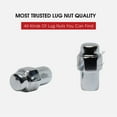 Cragar Standard Mag Lug Nut 12x1.25 with Offset Washer Set of 24 Pcs