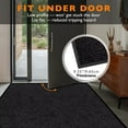 thumbnail image 4 of KOLOKO Front Door Mat Indoor Outdoor Entrance Commercial Welcome Floor Doormat Heavy Duty Dirt Trapper Entryway Rubber Fade Resistant Patio Porch Mats 2'x37', Black, 4 of 5