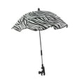 thumbnail image 3 of Sombrilla para cochecito, sombrilla plegable de moda, fácil de instalar, con abrazadera para carrito, para viajes, niños y exteriores. y negro, 3 of 8