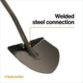 thumbnail image 3 of Fiskars 57" Steel Digging Shovel Steel Handle, 3 of 8