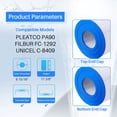 thumbnail image 2 of Filtro para Piscina POOLPURE PLF90A Reemplaza Hayward C900 90 pies cuadrados 2 unidades, 2 of 8