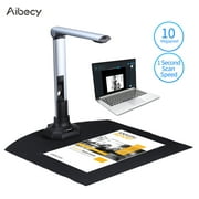 Aibecy BK52 Portable Book & Document Camera Scanner Capture Size A3 HD 10 Mega-pixels USB 2.0 High Speed Scanner with LED Light for Cards Passport Books Watermarks Setting PDF Format Export