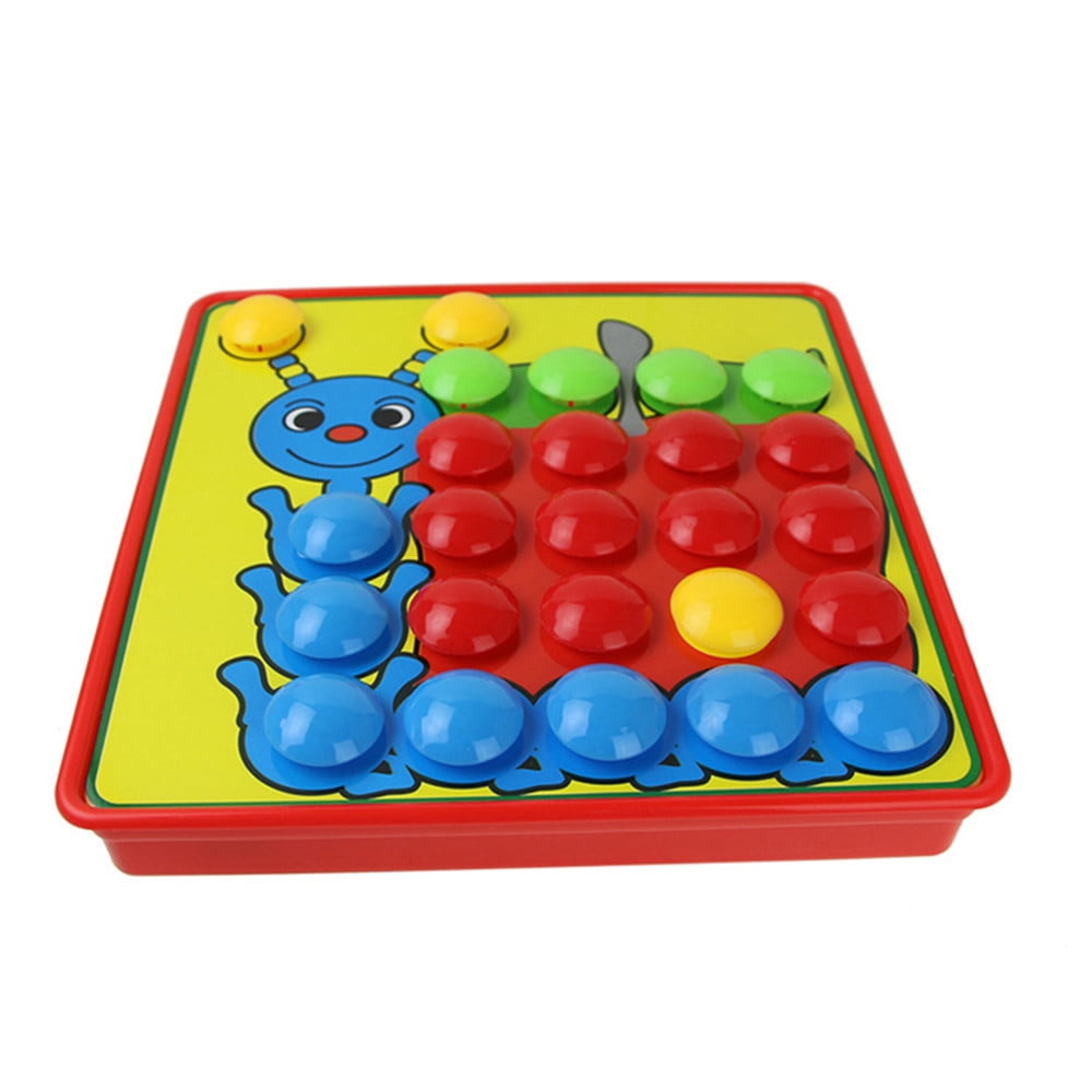 color matching mosaic pegboard