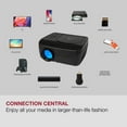 thumbnail image 2 of GPX Bluetooth Wireless Projector with DVD Player, PJD713B, Black, 2 of 7