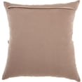 thumbnail image 2 of Mina Victory Couture Nat Hide Knots & Fringe Beige 18" x 18" Throw Pillow, 2 of 2
