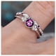 thumbnail image 4 of Anillos para mujer, regalos para mujer, nuevos anillos para parejas con circonitas y diamantes. Incluye dos anillos que se pueden combinar. Anillo para mujer., 4 of 4