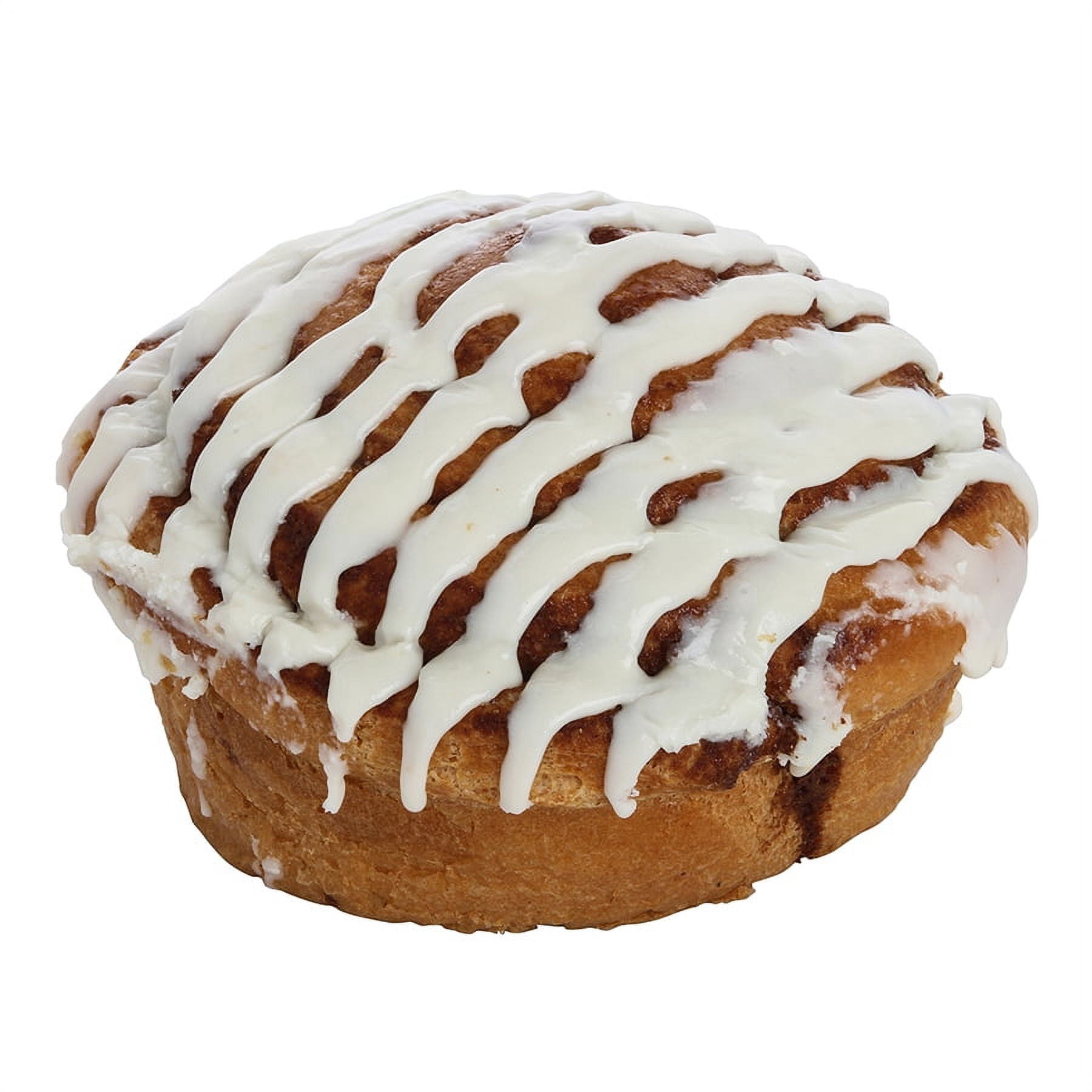Pennant Foods Thaw and Sell Cream Cheese Iced Cinnamon Roll, 6 Ounce - 45 per case.