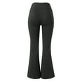 thumbnail image 5 of JustVH Women Bell Bottom Trousers Yoga Skinny Stretchy Running Pants, 5 of 6