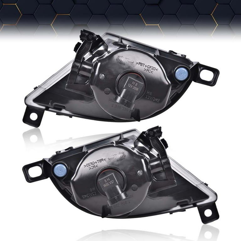 Winjet Clear Fog Light Kit For BMW 5 Series E60 (2008-2010) - CFWJ-0511-C, Left & Right, Plug & Play