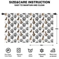 thumbnail image 2 of Blackout Kids Curtains,German Shepherd and Dog Paw Print Children's Insulated Curtains Set Of 2,Bedroom Essentials,Toddler Room Decor 52"x63", 2 of 5