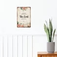 thumbnail image 2 of Metal Signs Proverbs 16 9 Bible Verse Wall Art Christian Wall Art Scripture Poster Bible Quote Poster Decorations for Living Room Print for Bedroom Picture Painting (8x12 in), 2 of 5