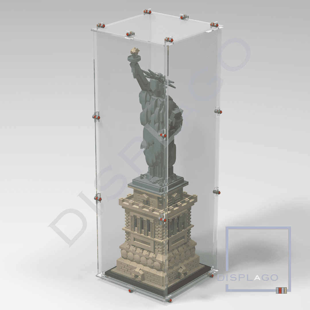 Display Case for LEGO® Architecture 21042 Statue of Liberty