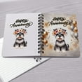 thumbnail image 4 of Happy Anniversary Schnauzer Celebrates Wedding Love Family Party Spiral Bound Journal Miniature Schnauzer Dog Lover 5x7in Spiral Notebook - 01015, 4 of 5