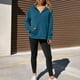 thumbnail image 5 of Sudadera con cremallera,Sudadera con capucha y media cremallera para mujer, jersey de manga larga, sudadera informal de poliéster, sudadera con capucha extragrande para usar en casa, sopatenor, 5 of 8