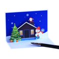 thumbnail image 3 of Tarjetas de Navidad Tarjetas de Feliz Navidad Tarjetas navideñas hechas a mano, 3 of 5