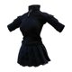 thumbnail image 2 of Conjunto de ropa de uniforme femenino, camisa, falda, de entrenamiento, colección, accesorio resistente y fácil de usar, ropa femenina para Abrigo negro, 2 of 8