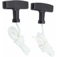 thumbnail image 1 of Replacement Lawnmower Parts, Durable Materials Soft Grip Pull Cord For Lawn Mower, Trimmers, Engines, 2 Pieces Set Of Recoil Starter Rope With Easy Installation And Long Lifespan, 1 of 5
