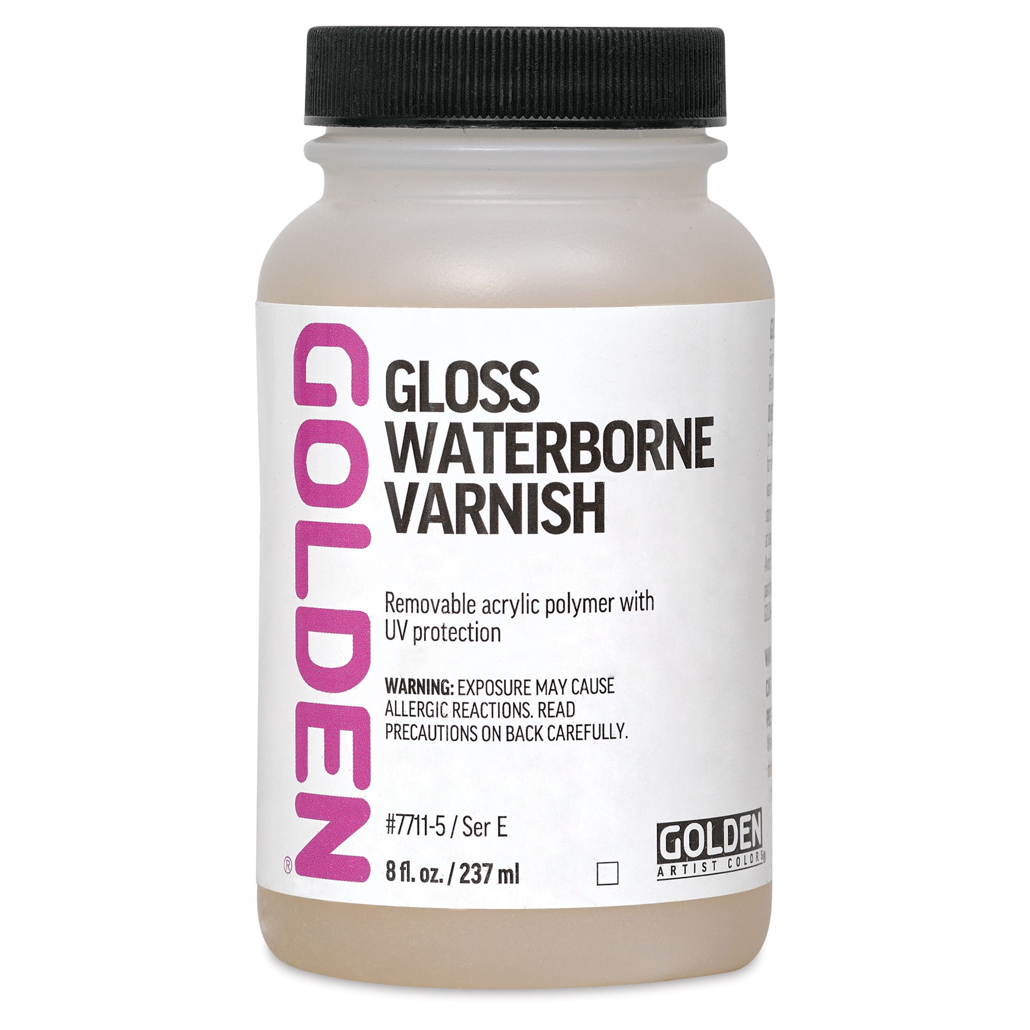 Golden Waterborne Varnish Gloss, 8 oz