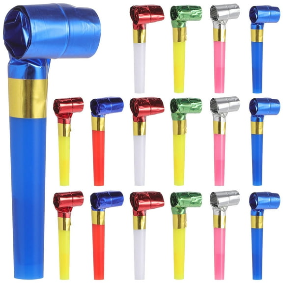 PBPBOX 20Pcs Party Noise Makers Portable Party Whistles Assorted Colors Durable and Practical