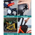thumbnail image 5 of GOTRAX NEPHELE 16" Electric Bike for Adults, 350W/36V/ 15.5Mph & 25Mile Commuting Folding Adult E-bike, Yellow, 5 of 7