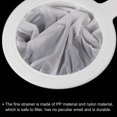 thumbnail image 4 of Uxcell 9"x6" 350 Mesh Food Filter Strainer Kitchen Fine Mesh Sieve Strainers with Handle White, 4 of 6