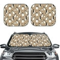 thumbnail image 2 of Windshield Sun Shade, Lovely Penguin B Foldable Car Sun Shade Windshield For Front, 2 Pieces, 2 of 4