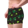 thumbnail image 2 of Qekee St. Patrick's Day8 Print Men's Boxer Briefs, Soft & Comfortable Underwear,Moisture-wicking Breathable Breathable Boxer-X-Large, 2 of 5