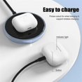 thumbnail image 2 of Earphone Charger Case for 3 Charging Case 450Mah Wireless Charging Case Bluetooth Sync Quick-Pairing Button, 2 of 5