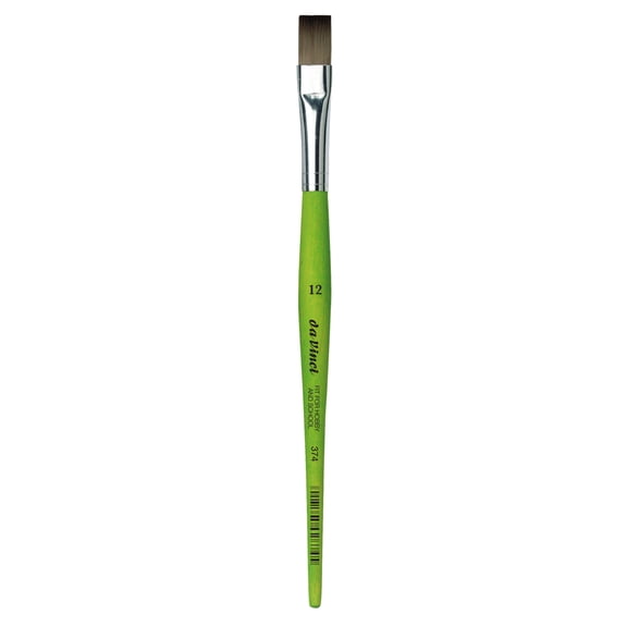 da Vinci Brush School and Hobby Brush, Flat, 12