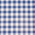 thumbnail image 3 of Waverly Inspirations Elastic Fitted Vinyl Table Cover With Flannel Backing, 6Ft Table, 72" x 30", Gingham Blue , 1 PK, 3 of 6