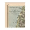 thumbnail image 4 of Historic Map - Palestine Israel Physical - Case 1878 - Vintage Wall Art, 4 of 4