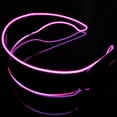 thumbnail image 3 of Gafas de sol luminosas LED jinwen Punk Rosado, 3 of 8