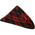 thumbnail image 2 of GZHJMY Black Red Tartan Plaid Scottish Pattern Cloth Napkins, Set of 6 20x20In Soft & Comfortable Polyester Dinner Napkins, g266498935p381c416s789, 10x10 Inch, 2 of 5