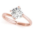 thumbnail image 2 of 2.00 Ct Round Diamond Wedding Rings for Women Solid 14K Rose Gold, 2 of 6