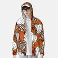thumbnail image 4 of Kll Various Pumpkins Print Men'S Women’s Upf 50+ Sun Protection Outdoor Hoodie Jacket Long Sleeve Fishing Hiking Performance Shirt- 3x-Large, 4 of 8