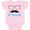 AD-Pink, variant on Inktastic Be Yourself, Glasses, Mustache - Black Blue Boys or Girls Baby Bodysuit