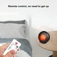 thumbnail image 4 of Azrian Space Heater,Portable Remote Control Electric Heater High Output Fan,for Home Bedroom Office Desk Indoor Use, 4 of 8