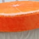 thumbnail image 5 of Juguete Cojín Limón | Linda almohada redonda de frutas | Funda lavable desmontable | Microfibra de poliéster suave | Soporte de silla de sofá de piso | 15,74 x 15,74 pulgadas | 1 Pieza | Naranja, 5 of 6