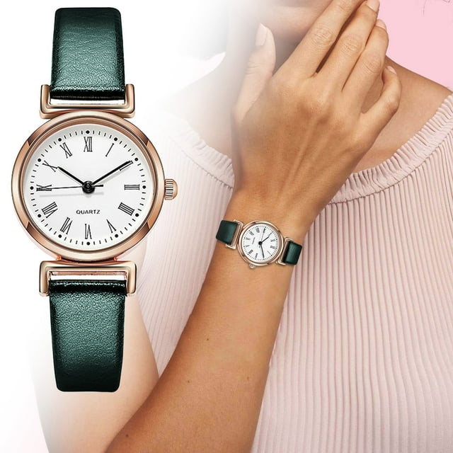 Hearth & Gear Montre pour Dames à la Mode Montre pour Dames Magnifique et Compacte Montre pour Dames Décontractée et Stylée Montre pour Dames Élégante Lot de Montres-Bracelets pour Hommes Montre-Bracelet à Remontage pour Femmes Montre Lumineuse Montre 34mm Hommes