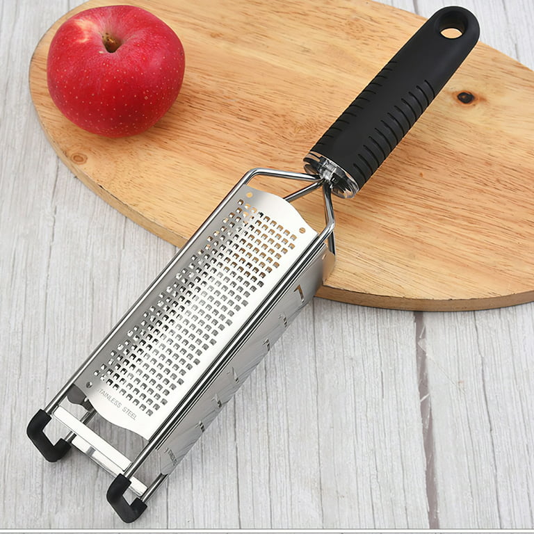 3-sided Stainless Steel Cheese Grater Handheld Cheese Shredder with Hanging  Hole Hand Grater,S 