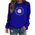 thumbnail image 1 of PENGXIANG Sweat-Shirt à Col Rond pour Femmes à Manches Longues Casual Pulls Ample Sweat-Shirt Doux Automne Vêtements, 1 of 5