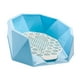 thumbnail image 3 of Rejilla de malla reutilizable para el entrenamiento de mascotas, con pared protectora en todos los lados y parte superior abierta. Azul, 3 of 9