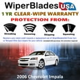 thumbnail image 2 of 2006 Chevrolet Impala Beam Wiper Blades Wipers w/1yr Warranty (Set of 2), 2 of 5