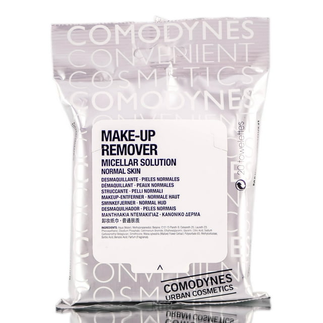 Comodynes Micellar Solution Normal Skin Make-Up Remover Pack - 20 pc
