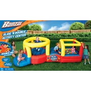 Banzai Slide 'N Bounce Activity Center (Inflatable Backyard Jump Bouncer Castle House)