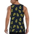 thumbnail image 3 of Haiem Avocado Men Workout Tank Top Gym Bodybuilding Sleeveless Muscle T Shirts Athletic Tank Breathable Workout Shirt-Small, 3 of 9