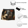 thumbnail image 6 of Bingfone Flower Crown Dog Men's Underwear - Casual Stretch Boxer Briefs-Large, 6 of 7